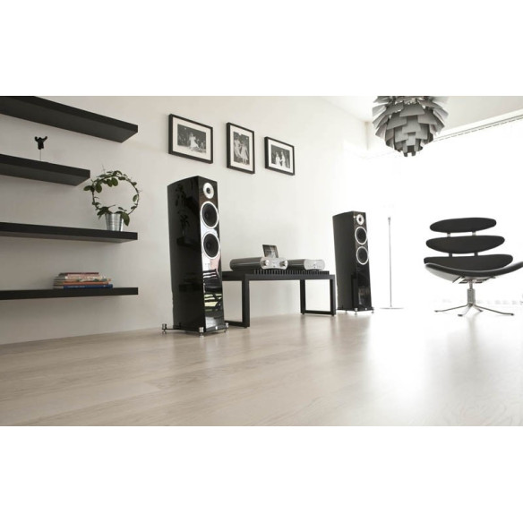 Gato Audio FM-6 - Enceintes Colonnes - Laqué Noir, Laqué Blanc ou Noyer Brillant