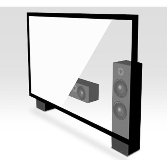 Lumene Movie Palace Premium Acoustic 170C 16/9 - Ecran fixe de projection transonore tissé 171x96cm
