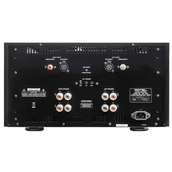 Rotel RB-1590 - Bloc De Puissance Stéréo - Noir ou Silver