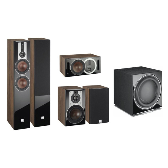 Dali Opticon 5.1 - Pack 5.1 - Noir, Blanc ou Noyer