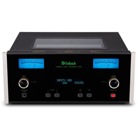 McIntosh C2600 - Préampli Stéréo à Tube - Noir
