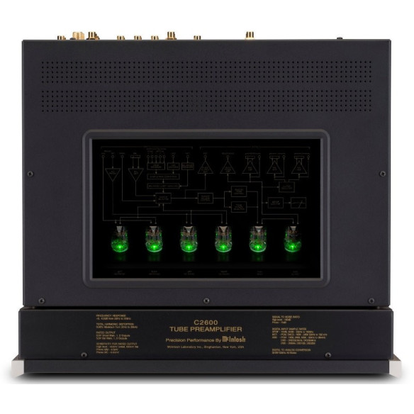 McIntosh C2600 - Préampli Stéréo à Tube - Noir
