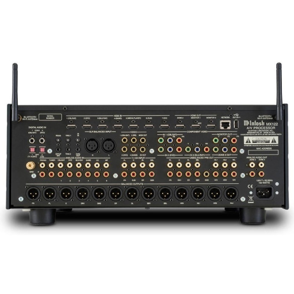 McIntosh MX122 - Préampli Home Cinéma - Noir
