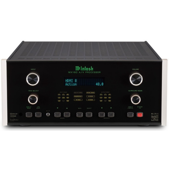 McIntosh MX160 - Préampli Home Cinéma - Noir