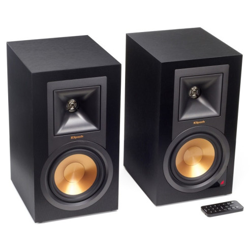 Klipsch R-15PM - Enceintes Bibliothèques Amplifier - Noir