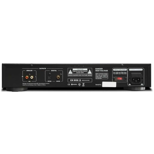 BC Acoustique EX-602.3 - Lecteur CD - Noir