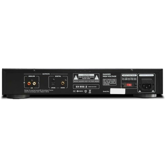 BC Acoustique EX-602.3 - Lecteur CD - Noir
