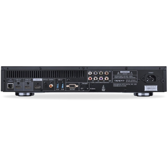 OPPO UDP-203 EU MRZ Multi-Zones - Lecteur Blu-Ray UHD - Noir