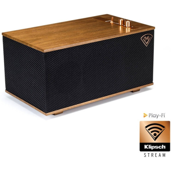 Klipsch The Three - Enceinte Sans Fil - Ebony ou Walnut