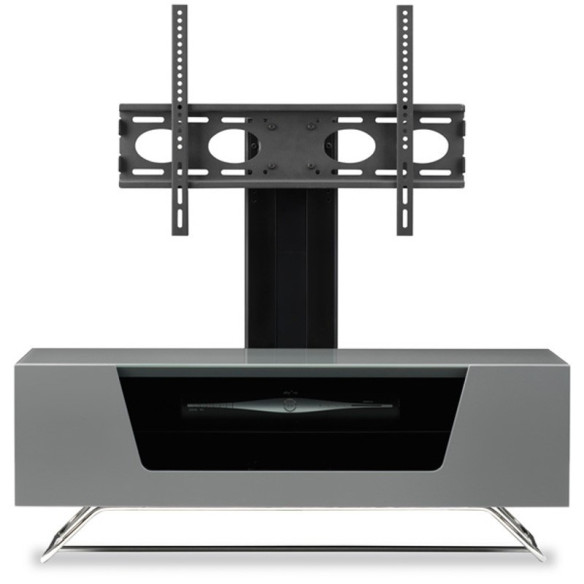 Alphason Chromium 1000 Cantilever - Meuble TV Avec Support - Noir, Blanc, Ivoire, Gris ou Rouge
