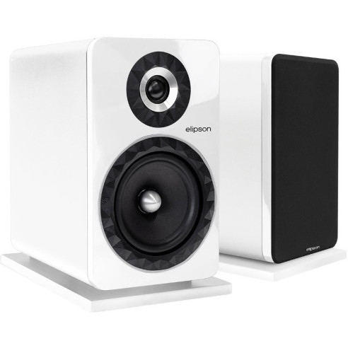 Elipson Prestige Facet 8B - Enceintes Bibliothèques - Noir, Blanc ou Noyer