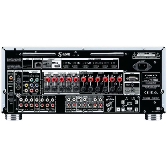 Onkyo TX-RZ820 - Ampli Home Cinéma - Noir ou Silver