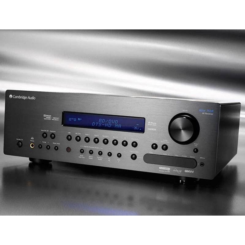 Cambridge Audio 751R V2 Azur Ampli Home Cinema audiophile 7.2 Noir très puissant