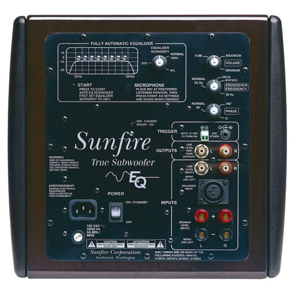Sunfire TS-EQ12 - Caisson de basses avec Micro de Calibration automatique