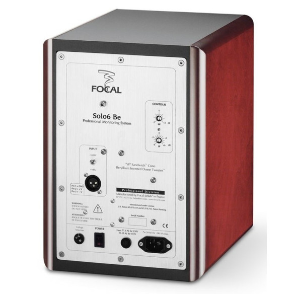 Focal SOLO6 Be - Enceinte de Monitoring - Acajou Focal SOLO6 Be - Enceinte de Monitoring - Acajou