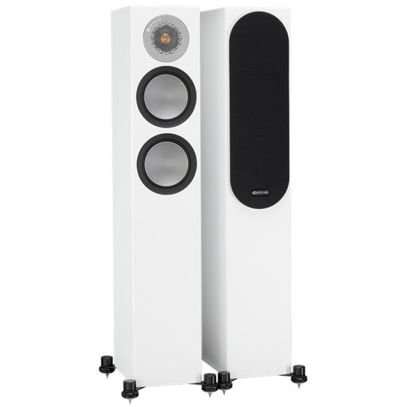 Monitor Audio Silver 200 - Enceintes Colonnes - Bois Noir, Laquée Noire, Blanc Satiné, Walnut, Rosenut ou Bois Naturel