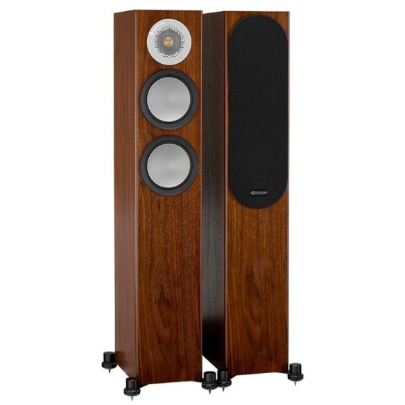 Monitor Audio Silver 200 - Enceintes Colonnes - Bois Noir, Laquée Noire, Blanc Satiné, Walnut, Rosenut ou Bois Naturel