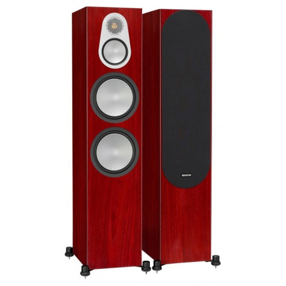 Monitor Audio Silver 500 - Enceintes Colonnes - Bois Noir, Laquée Noire, Blanc Satiné, Walnut, Rosenut ou Bois Naturel