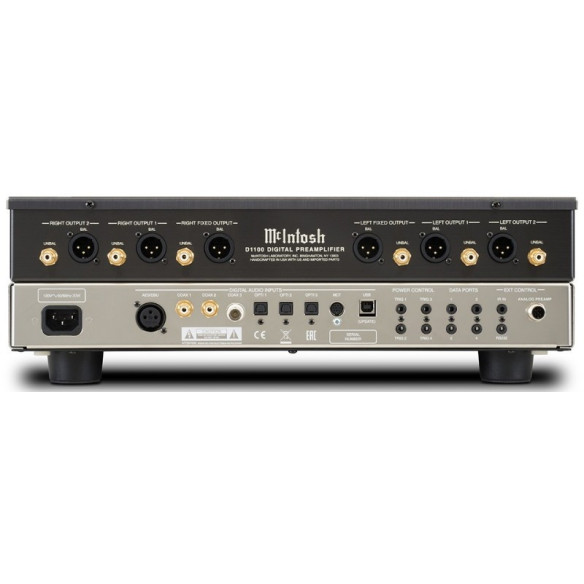 McIntosh D1100 - Préampli Stéréo Numérique avec DAC - Noir