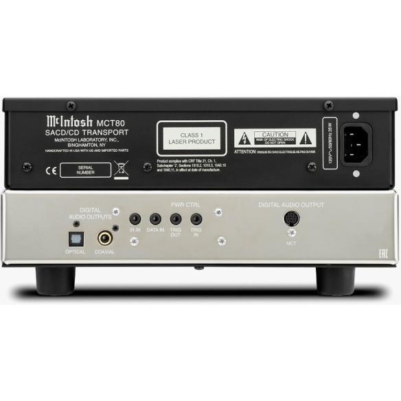 McIntosh MCT80 - Transport CD  & SACD - Noir