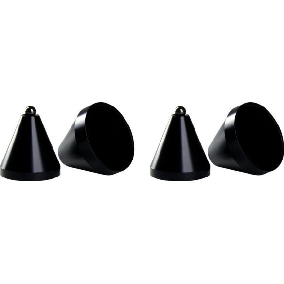 Cold Ray Ceramic (Lot de 4) - Amortisseur de Vibration - Noir, Silver ou Titane