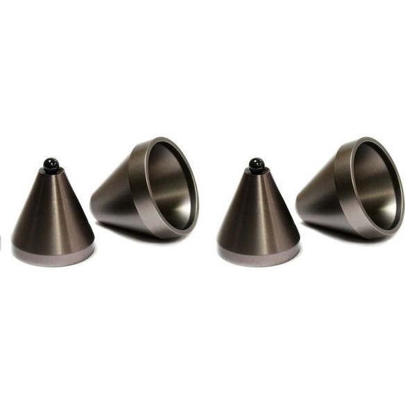 Cold Ray Ceramic (Lot de 4) - Amortisseur de Vibration - Noir, Silver ou Titane