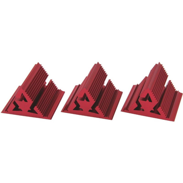 Cold Ray Fractal 7 - 3x Amortisseurs de Vibration - Noir, Silver ou Rouge