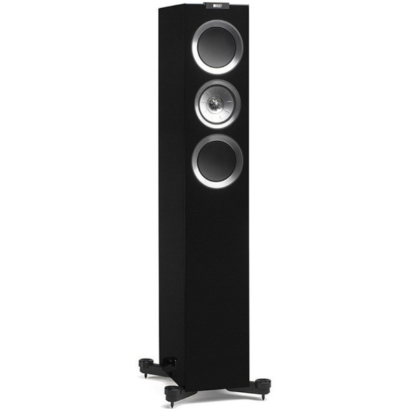 KEF R500 - Enceinte Colones Noyer, Merisier, Laqué Noir et Laqué Blanc