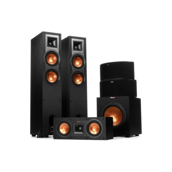 Pack Klipsch R-26FA 5.1.2 ATMOS - Pack enceintes home cinema Noir