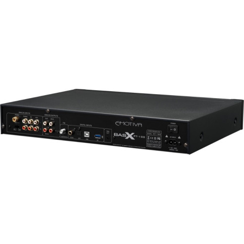 Emotiva BasX PT-100 - Préampli Stéréo - Noir