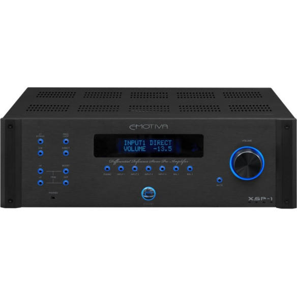 Emotiva XSP-1 Gen 2 - Préampli Stéréo - Noir