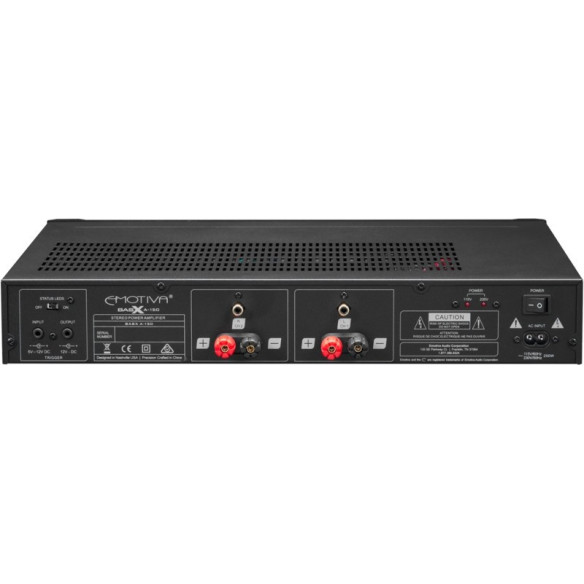 Emotiva BasX A-150 - Bloc Stéréo - Noir