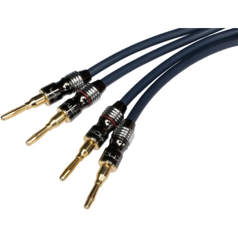 Emotiva X-SS - Câbles d'Enceintes Montés 1M - Bleu