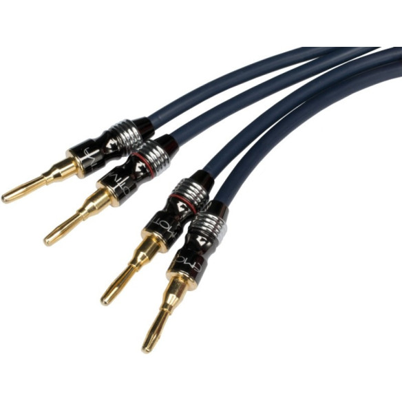 Emotiva X-SS - Câbles d'Enceintes Montés 1M - Bleu