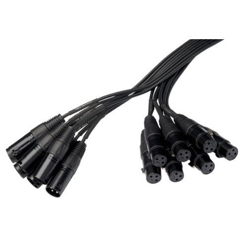 Emotiva XLR SNAKE - Câble XLR 7 Canaux - Noir