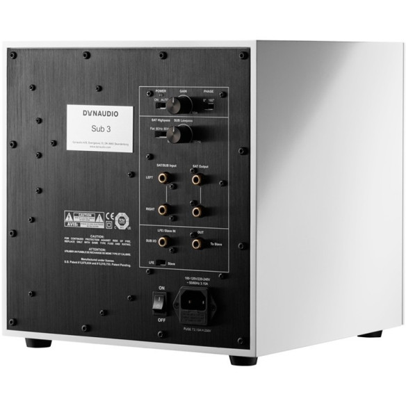 Dynaudio Sub 3 - Caisson de Basses - Noir Satiné ou Blanc Satiné