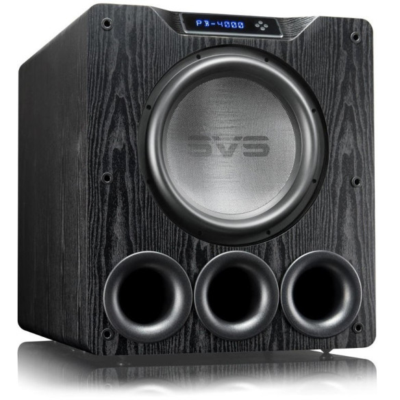 SVS PB-4000 - Caisson de Basse - Bois Noir ou Laquée Noire