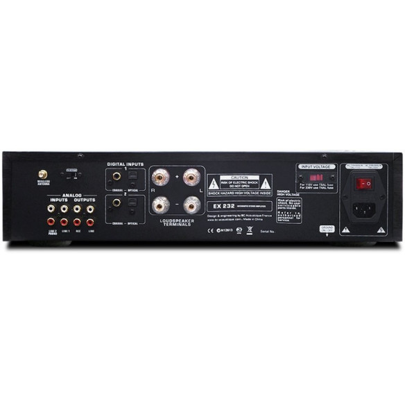 BC Acoustique EX-232 - Ampli Stéréo - Noir