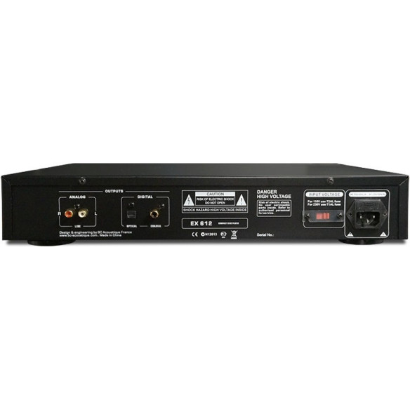 BC Acoustique EX-612 - Lecteur CD - Noir