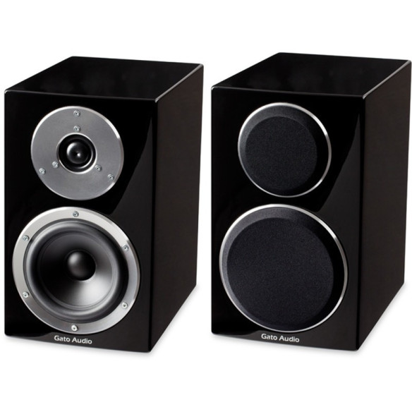 Gato Audio FM-8 - Enceintes Bibliothèques - Laquée Noire, Laquée Blanc ou Walnut