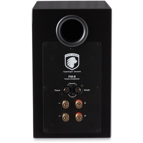 Gato Audio FM-8 - Enceintes Bibliothèques - Laquée Noire, Laquée Blanc ou Walnut