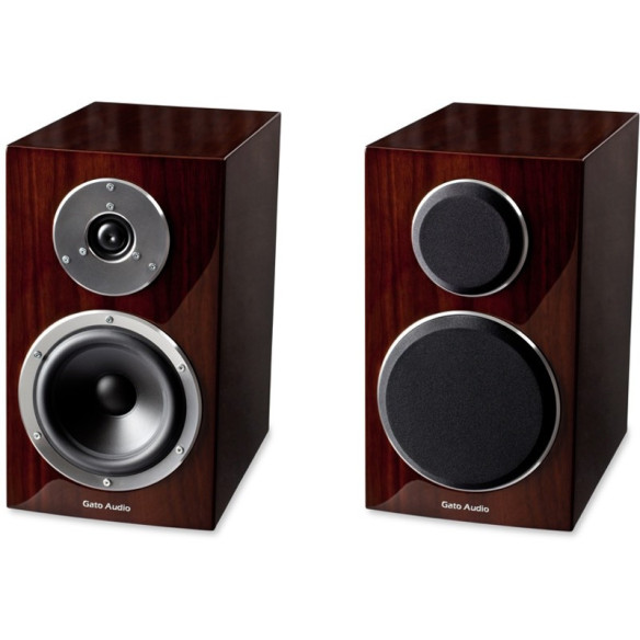 Gato Audio FM-8 - Enceintes Bibliothèques - Laquée Noire, Laquée Blanc ou Walnut