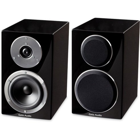 Gato Audio FM-15 - Enceintes Bibliothèques - Laquée Noire, Laquée Blanc ou Walnut