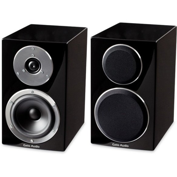 Gato Audio FM-15 - Enceintes Bibliothèques - Laquée Noire, Laquée Blanc ou Walnut