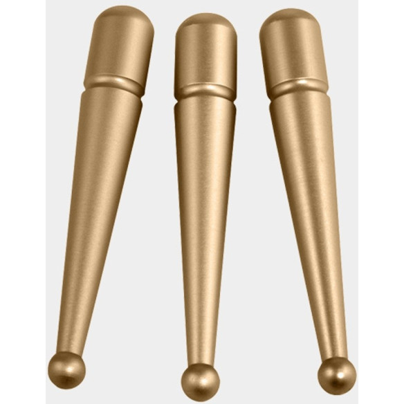 Podspeakers Sputnik MicroPod - Pointes en Aluminium - Or, Argent ou Dark Metal