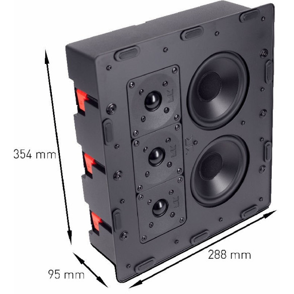 M&K Sound IW150 MKII - Enceinte encastrable équivalent à la S150 - Noir