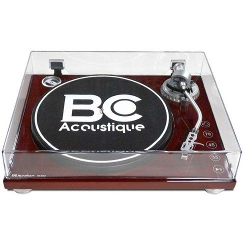 BC Acoustique TD-922 - Platine Vinyle - Noir, Acajou, Bois Clair ou Noyer