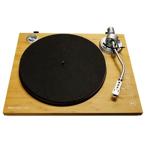 BC Acoustique TD-922 - Platine Vinyle - Noir, Acajou, Bois Clair ou Noyer