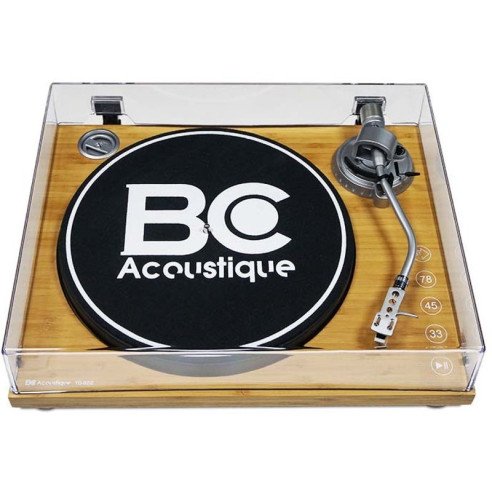 BC Acoustique TD-922 - Platine Vinyle - Noir, Acajou, Bois Clair ou Noyer