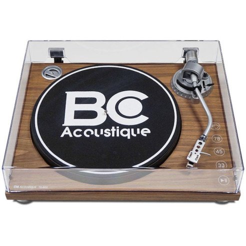 BC Acoustique TD-922 - Platine Vinyle - Noir, Acajou, Bois Clair ou Noyer